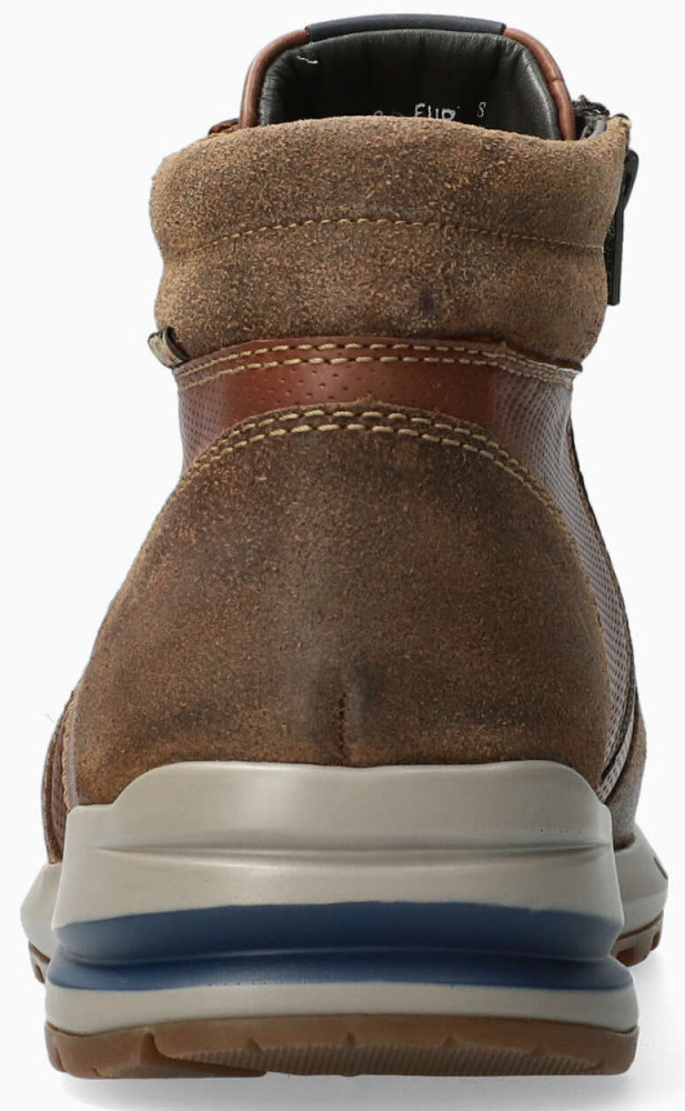 Mephisto BORAN heren hoge sneaker - leder mix - hazelnoot bruin - Afbeelding 5