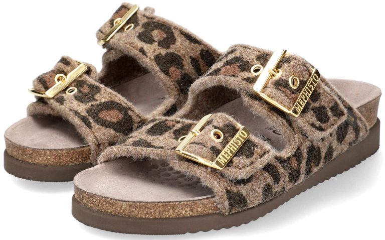 Mephisto HESTER Dames Slipper Textiel - Bruin