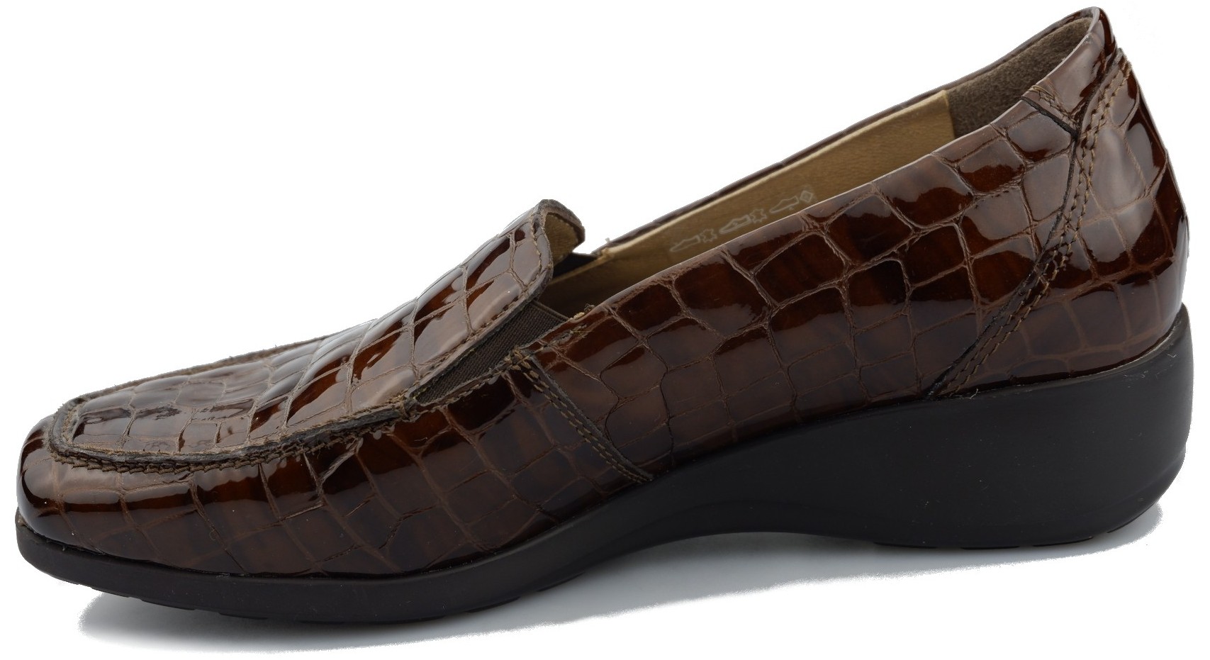 Mephisto CELKA - dames instapper - bruin lakleer - Afbeelding 3