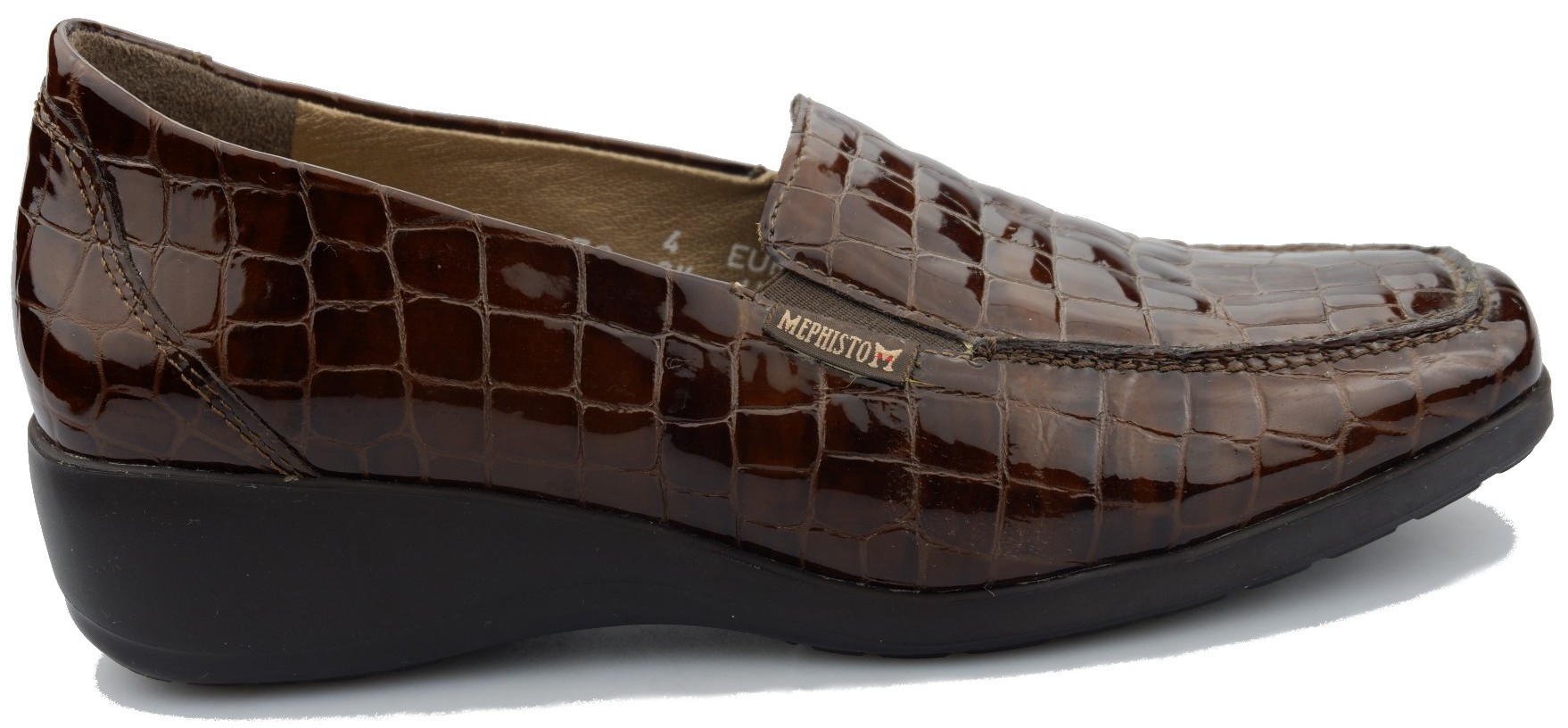 Mephisto CELKA - dames instapper - bruin lakleer - Afbeelding 2