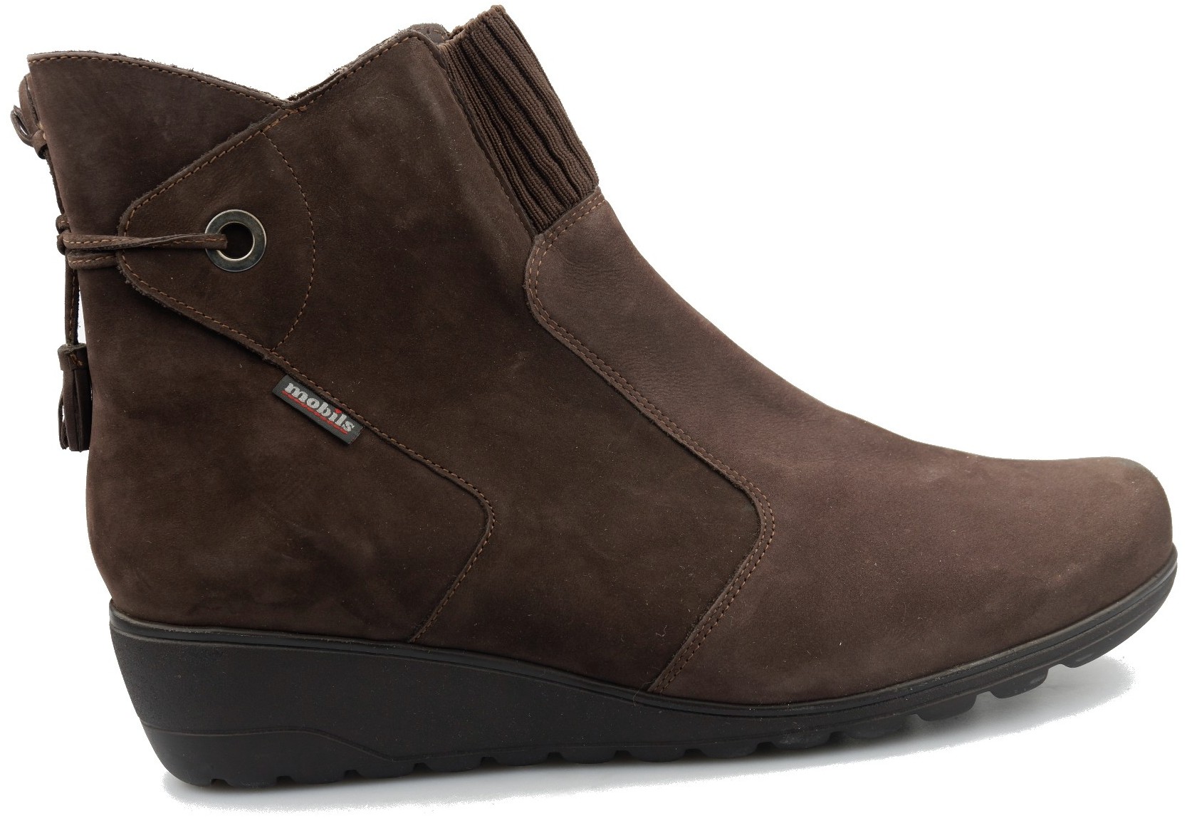 Mobils by Mephisto GIADA - dames enkellaars - donker bruin nubuck - extra breed - Afbeelding 3