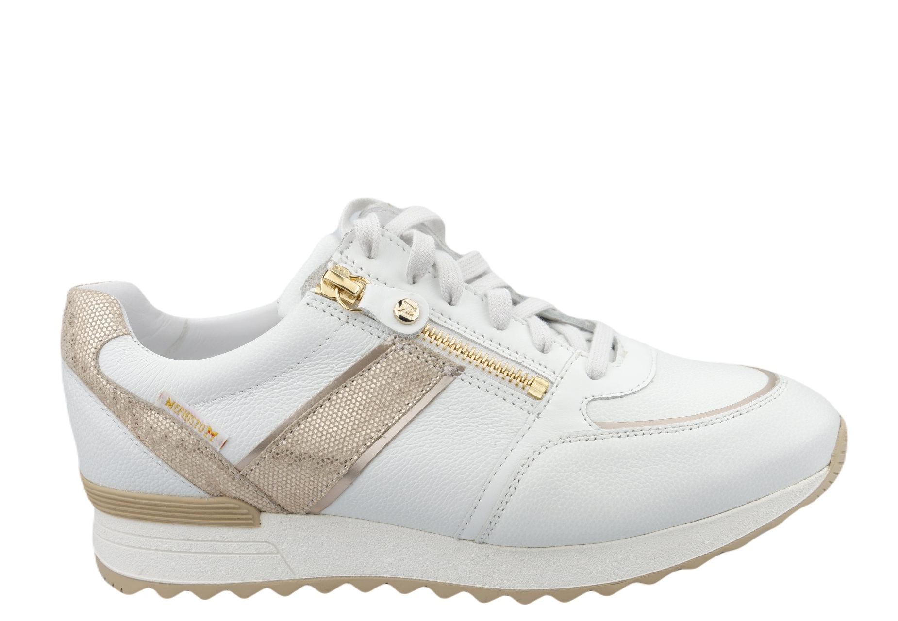 Mephisto Toscana - dames sneaker - wit leer - Afbeelding 2