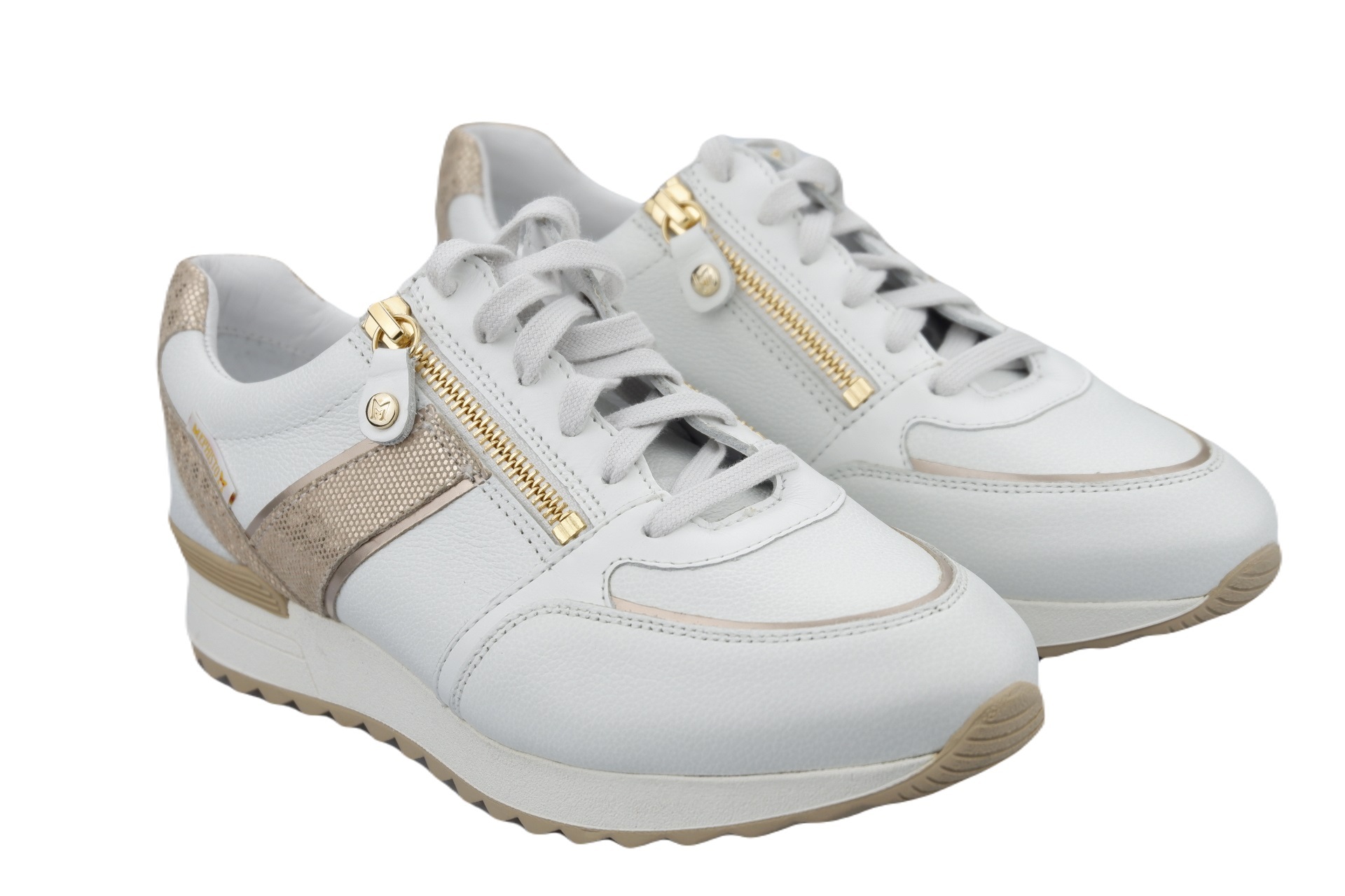 Mephisto Toscana - dames sneaker - wit leer