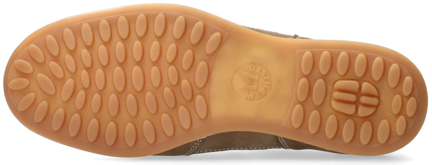 Mephisto LEON Heren Sneaker - Beige Leer / Nubuck - Afbeelding 4