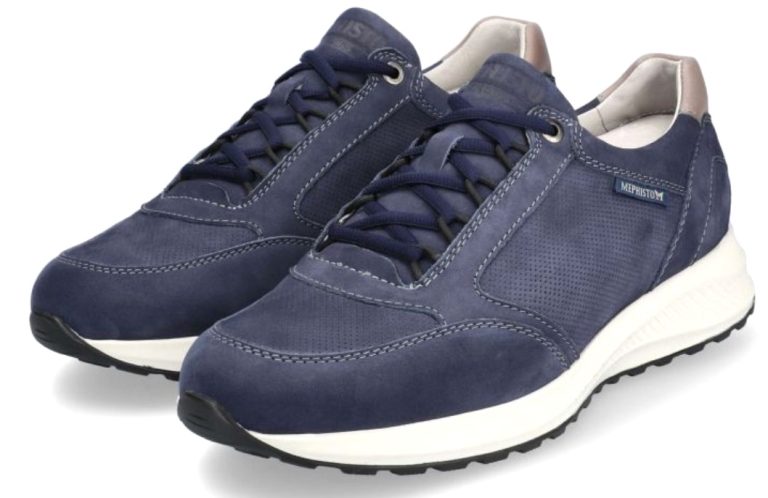 Mephisto DOYLE Heren sneaker - Leder mix - Marineblauw