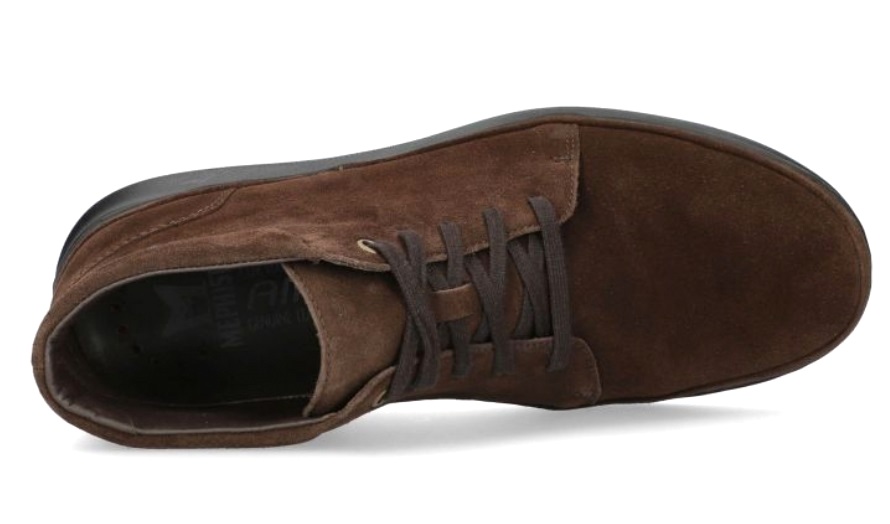 Mephisto JEFFREY heren enkellaars - donkerbuin - suede - Afbeelding 3