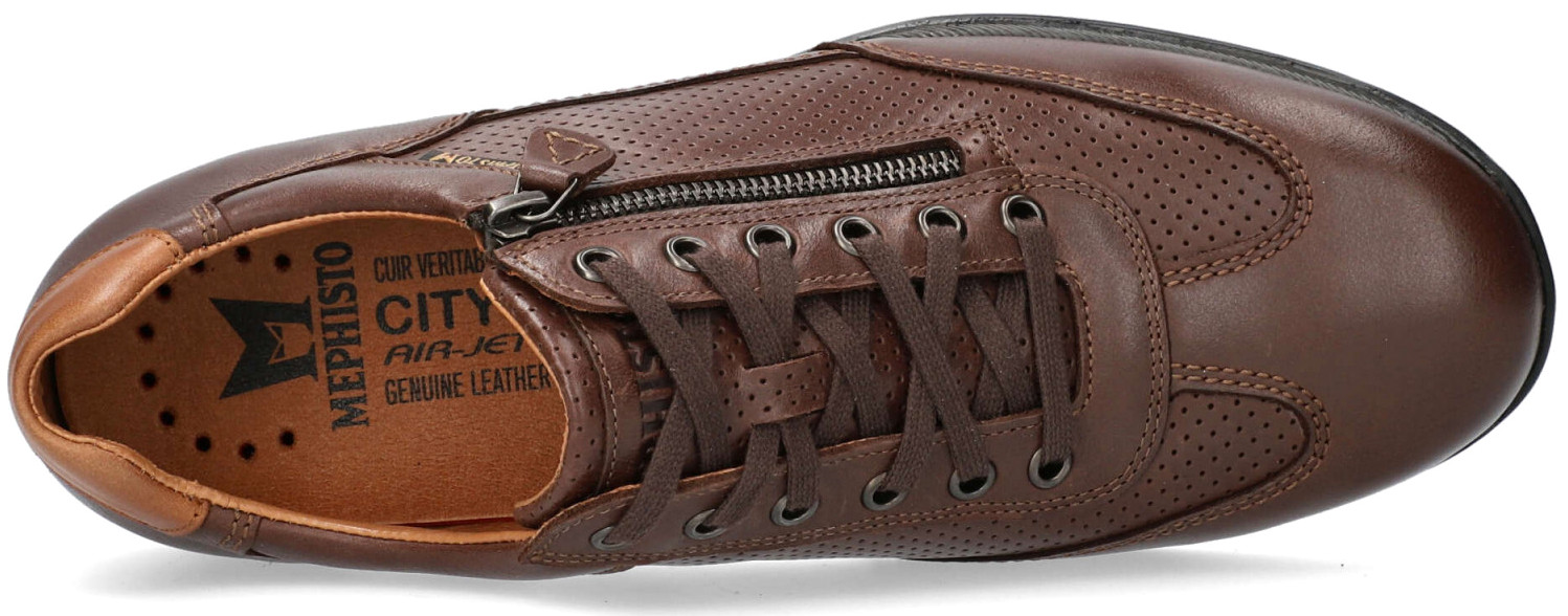 Mephisto LEON Heren Sneaker - Bruin Leer - Afbeelding 3