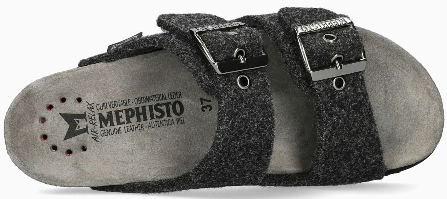 Mephisto HESTER Dames Slipper Textiel - Zwart - Afbeelding 3