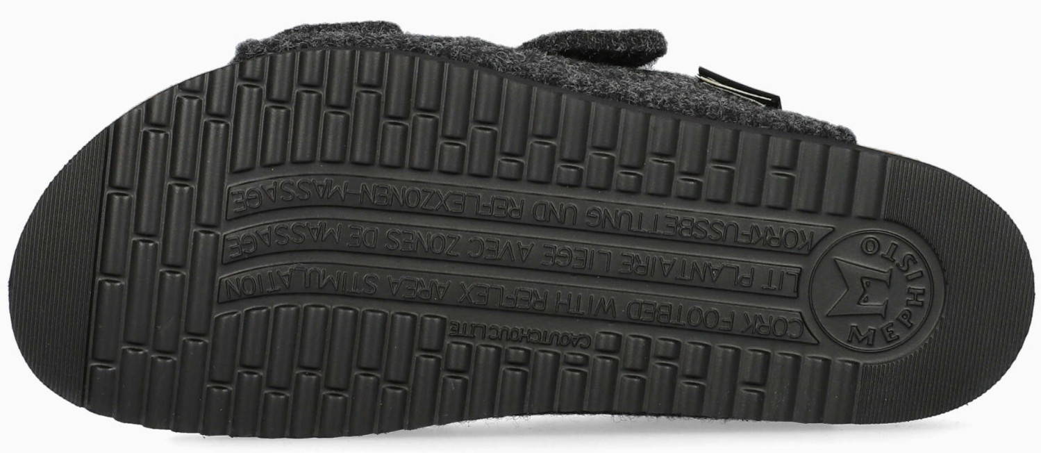 Mephisto HESTER Dames Slipper Textiel - Zwart - Afbeelding 4