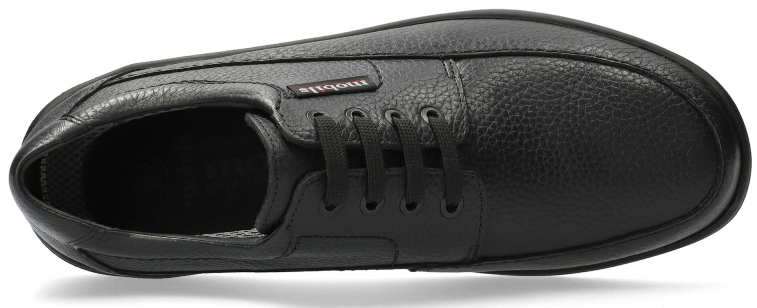 Mobils by Mephisto EZARD zwart lederen veterschoen voor brede voeten - Afbeelding 4