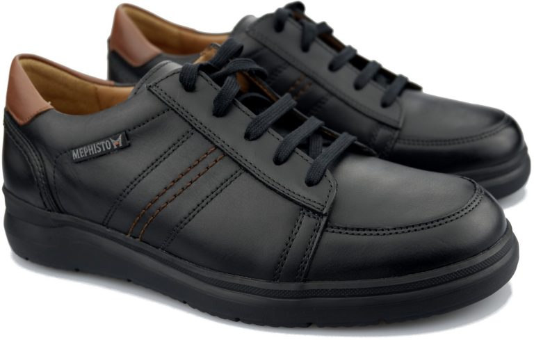 Mephisto AMELIO Heren veterschoen - Zwart Leer