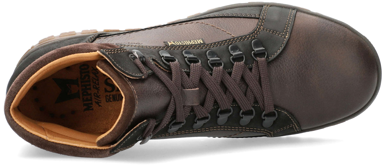Mephisto PITT GRIZZLY heren enkellaars - donkerbruin leer mix - Afbeelding 3