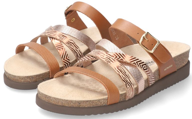 Mephisto HULEDA Dames Sandaal - leer - Bruin Mix