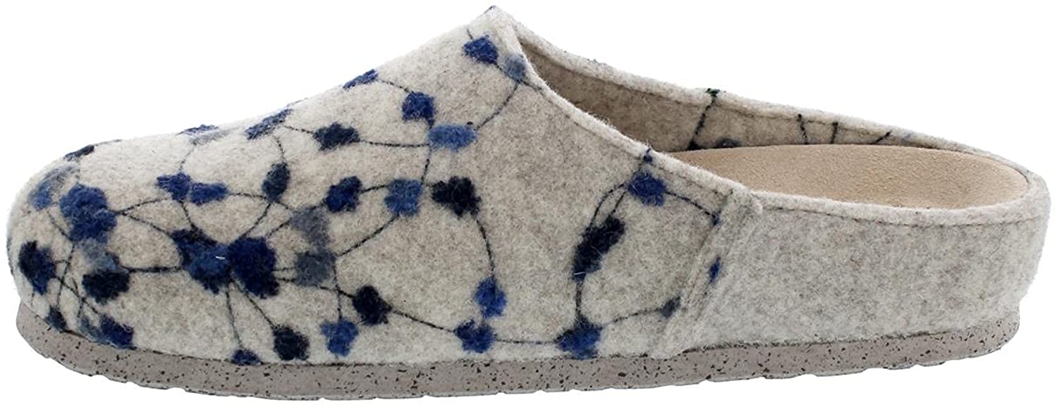 Mephisto Polli Dames Klomp/Slipper - Licht Taupe Vilt - Afbeelding 2