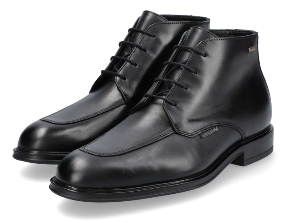 Mephisto KERRY GT (GORE-TEX) heren enkellaars - zwart - leer - WATERDICHT