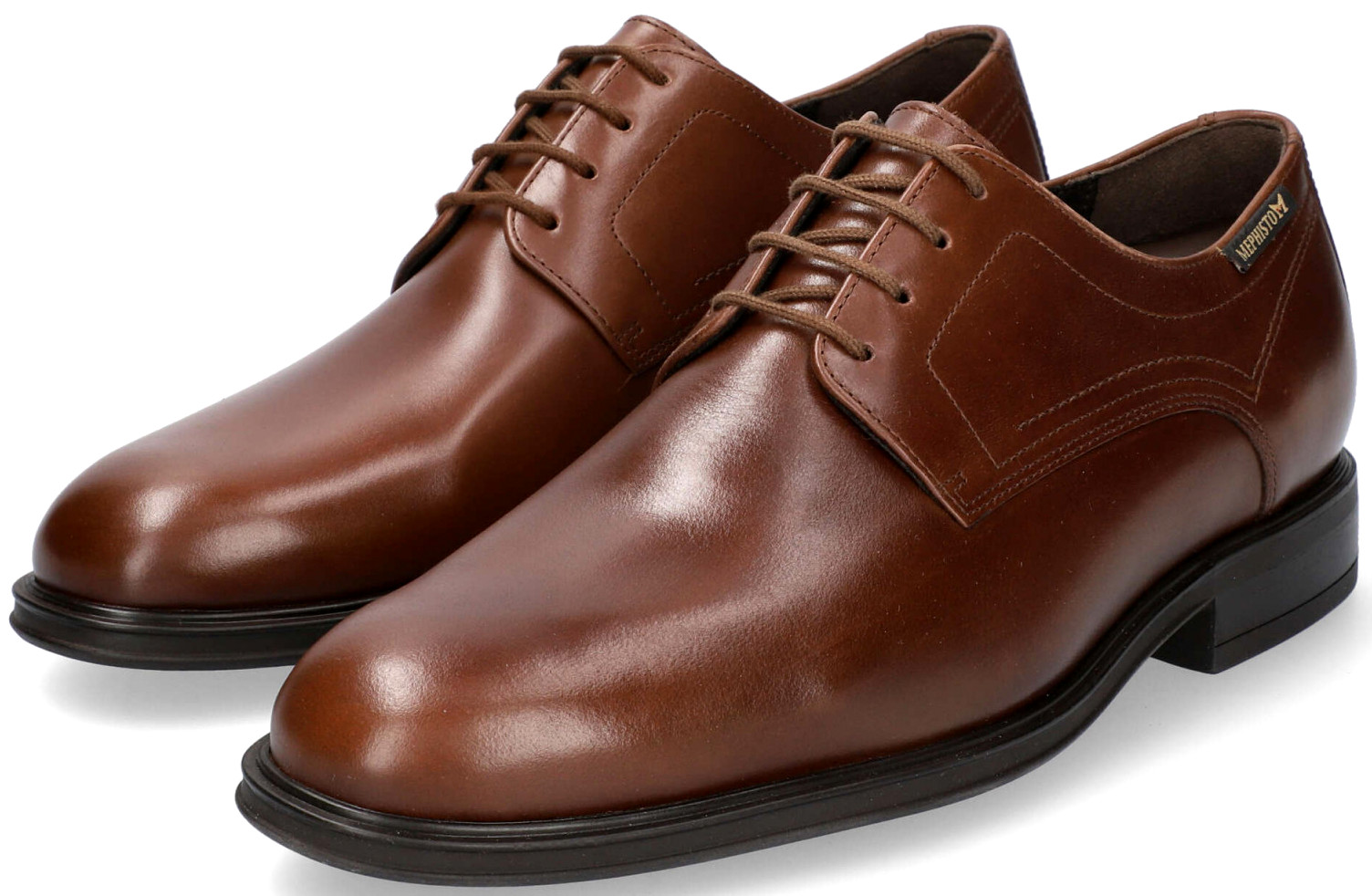 Mephisto Kevin Lederen Veterschoen voor Heren Bruin