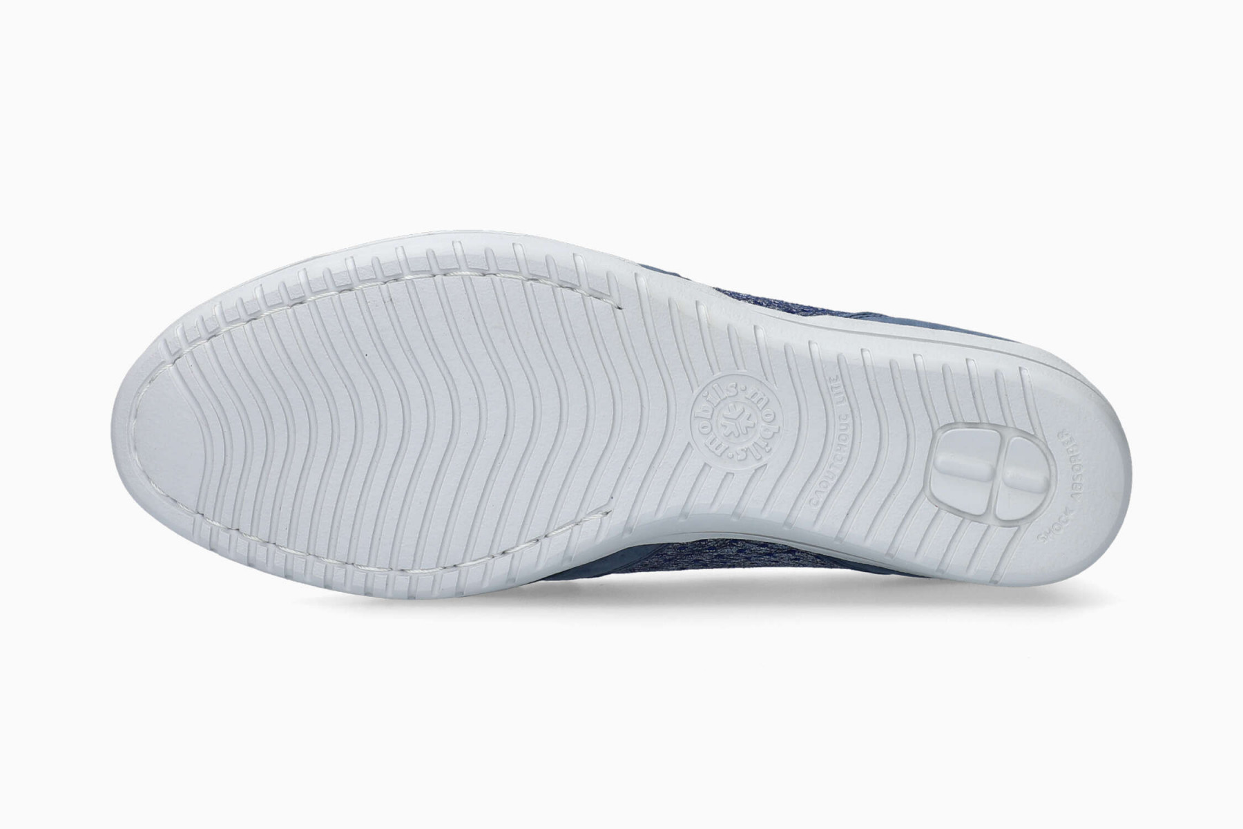 Mobils by Mephisto PRECILIA PERF - dames sneaker - blauw denim nubuck - extra breed - Afbeelding 4