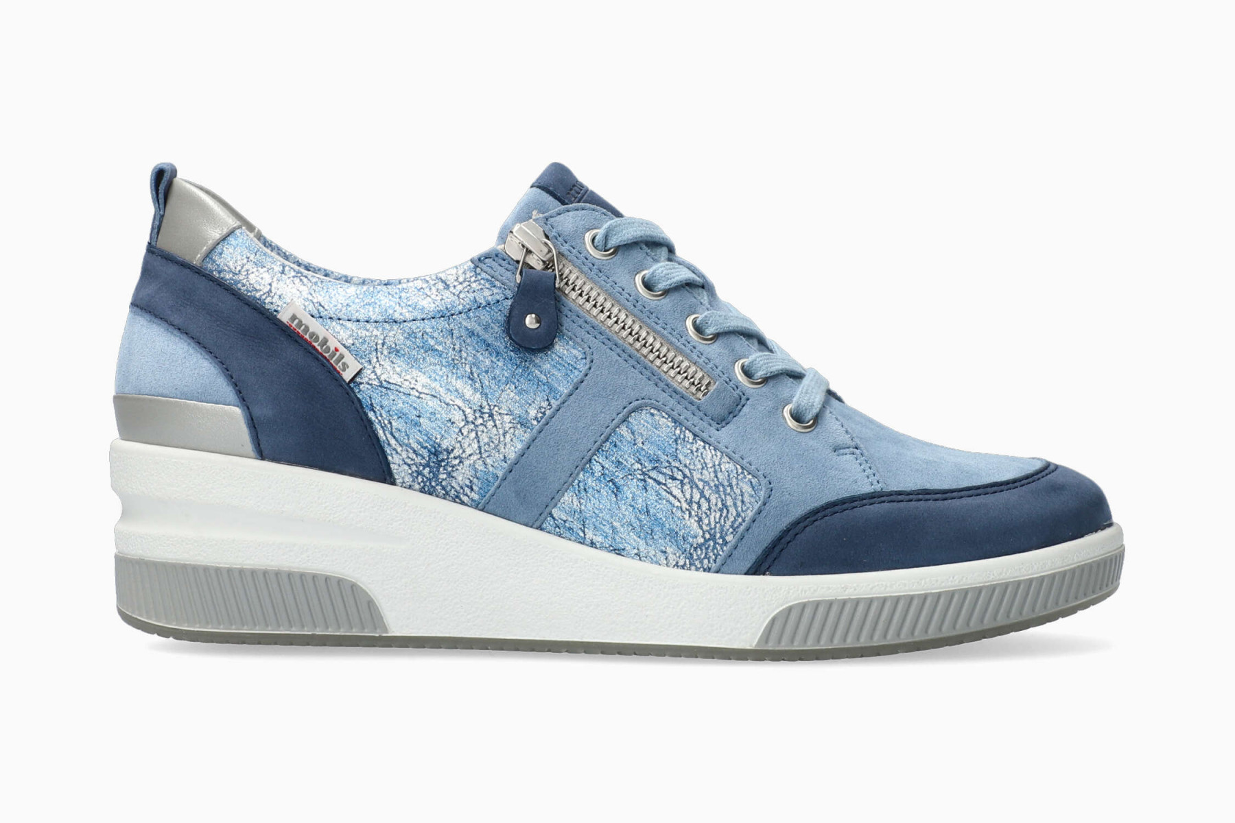 Mobils by Mephisto TRUDIE Dames Sneakers - Wide Fit - Blauw - Afbeelding 2