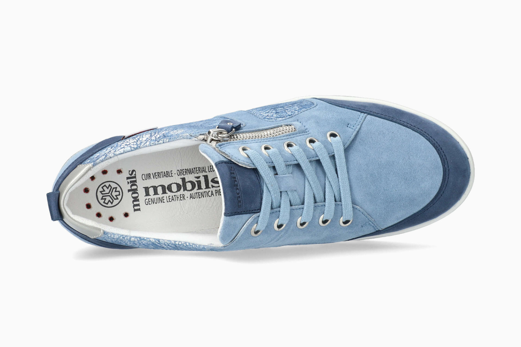 Mobils by Mephisto TRUDIE Dames Sneakers - Wide Fit - Blauw - Afbeelding 3