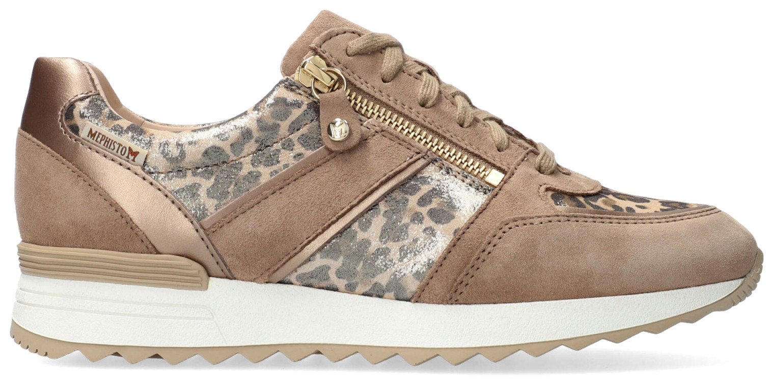 Mephisto Toscana Lederen & Suede Sneaker voor Dames - Bruin - Afbeelding 2