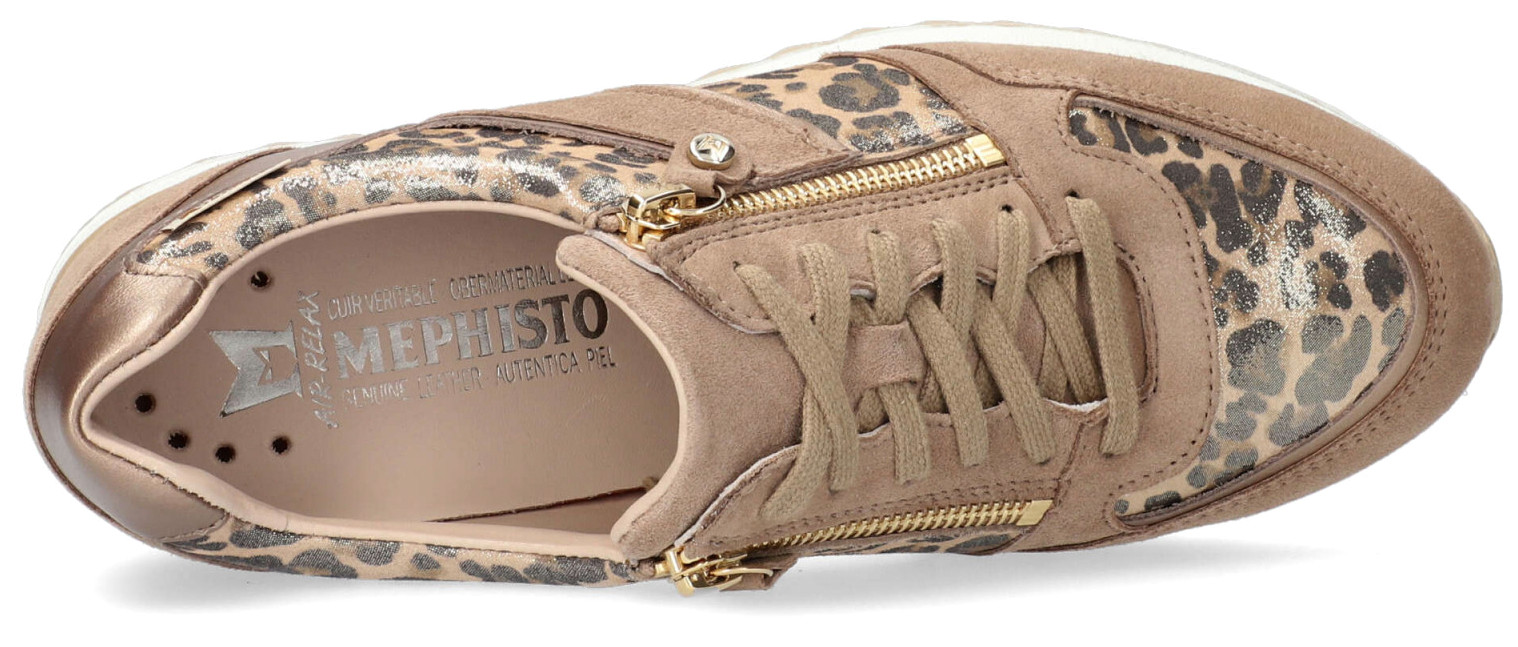 Mephisto Toscana Lederen & Suede Sneaker voor Dames - Bruin - Afbeelding 3