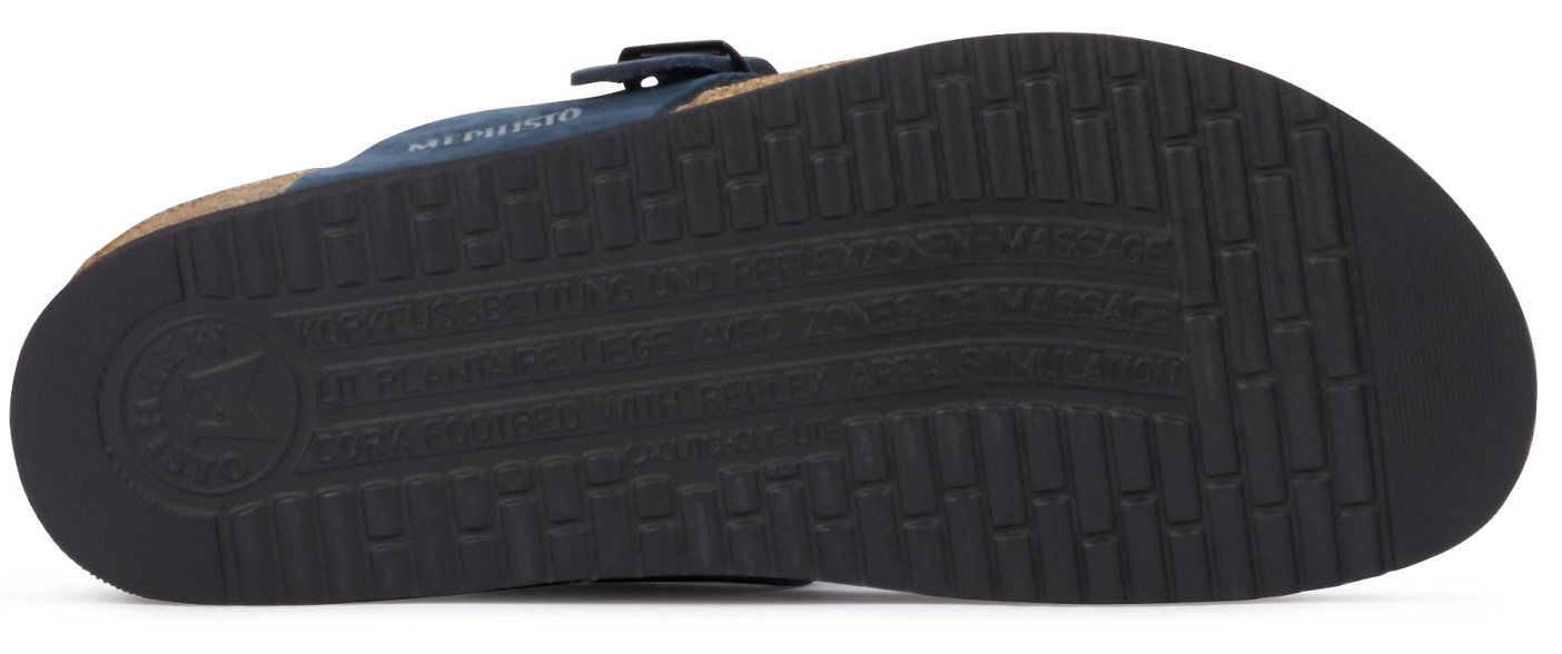 Mephisto HELEN dames teenslipper - Blauw nubuck - Afbeelding 3