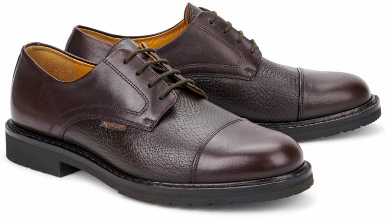 Mephisto MELCHIOR Heren Veterschoen - Handgemaakt - Donkerbruin Leer