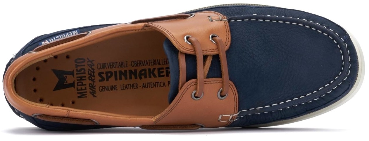 Mephisto BOATING Heren Bootschoen - Marineblauw Nubuck - Afbeelding 4