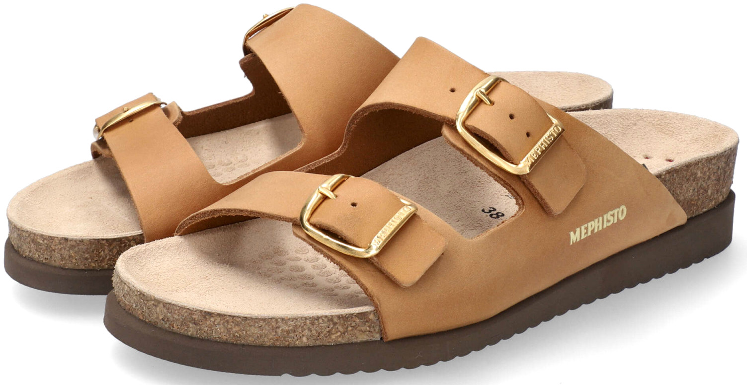 Mephisto HARMONY Dames Sandaal - Beige Leer