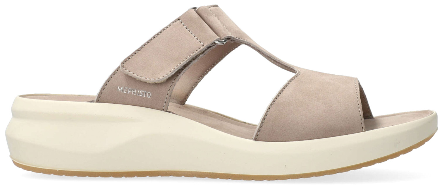 Mephisto TEENY dames slipper - Licht Taupe Nubuck - Afbeelding 2