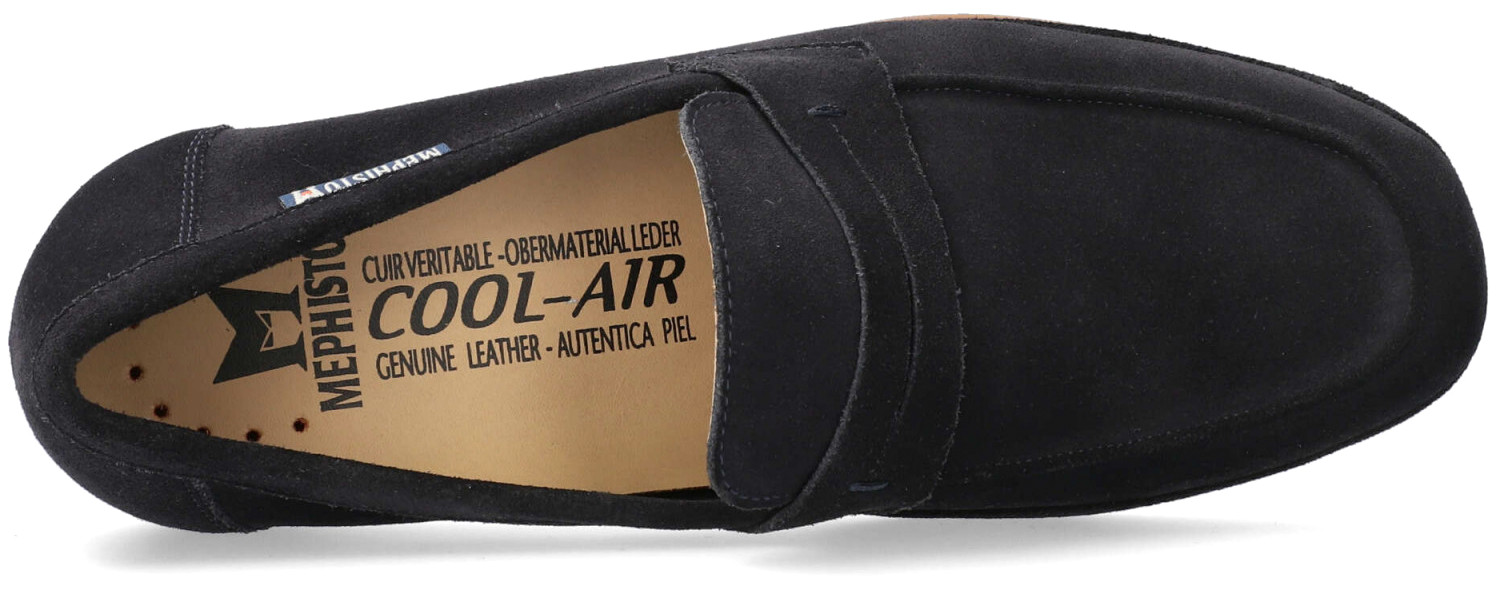 Mephisto ALEXIS Heren Instapper - Donkerblauw Suede - Afbeelding 3