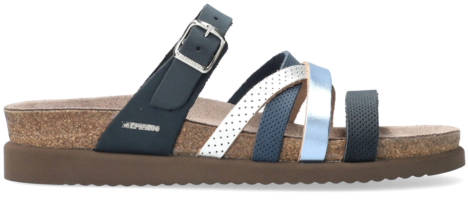 Mephisto HULEDA Dames Sandaal - Marineblauw Leer Mix - Afbeelding 2