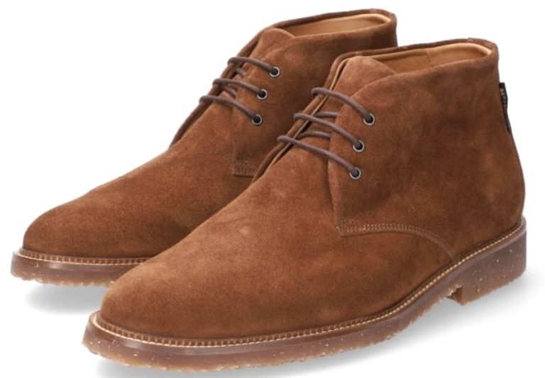 Mephisto Polo - heren enkellaars - bruin suede