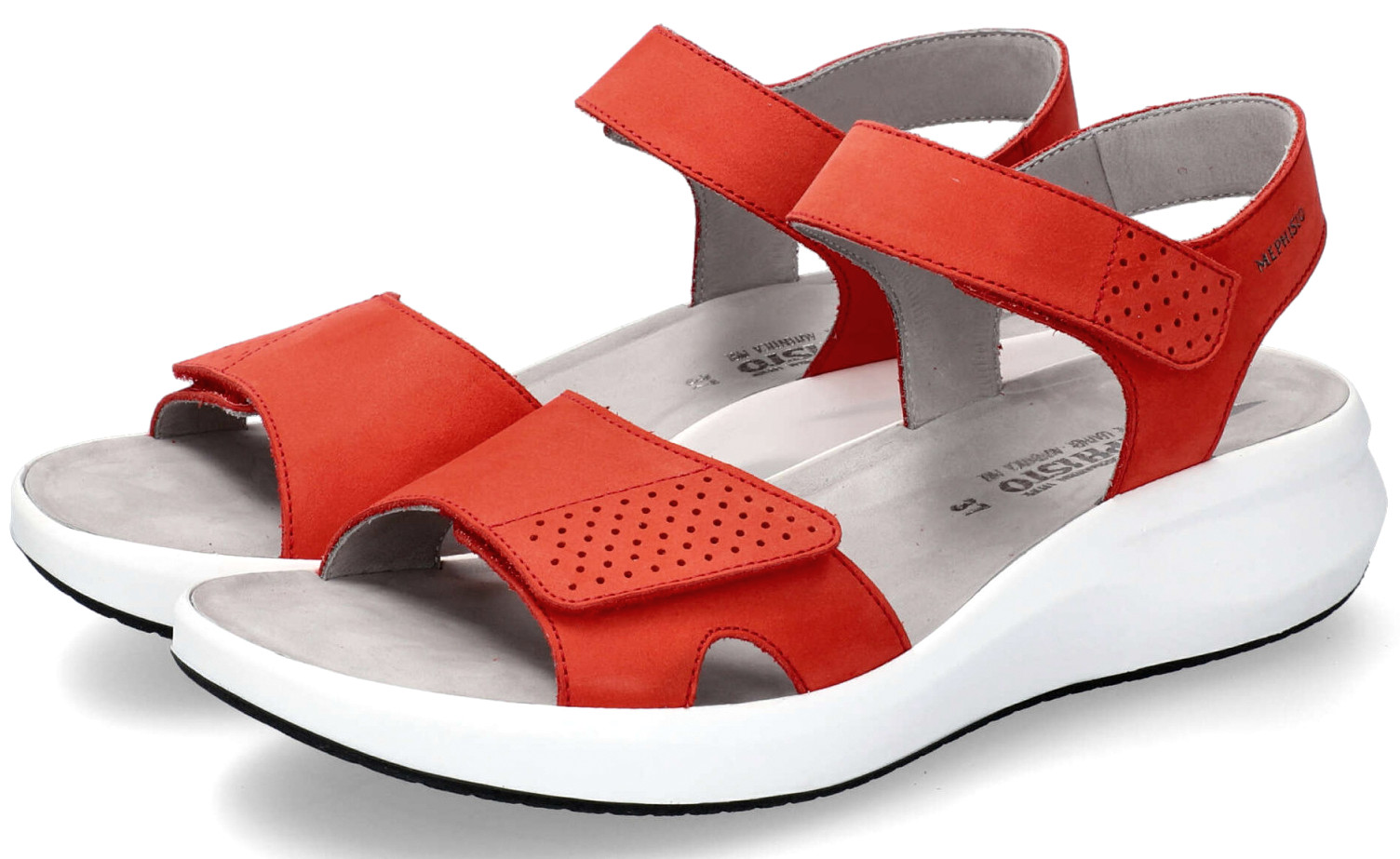 Mephisto TANY dames sandaal - rood nubuck