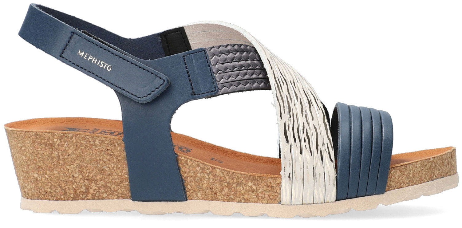 Mephisto RENZA Dames Sandaal - Blauw Leer - Afbeelding 2
