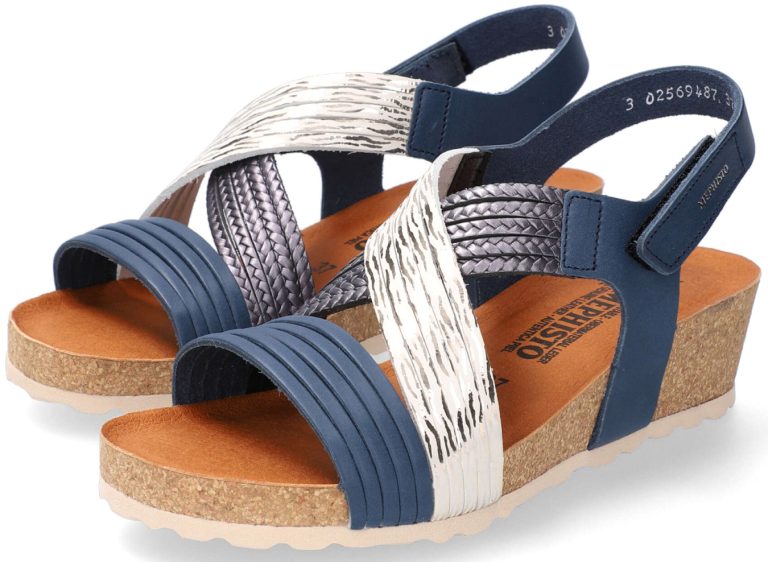 Mephisto RENZA Dames Sandaal - Blauw Leer