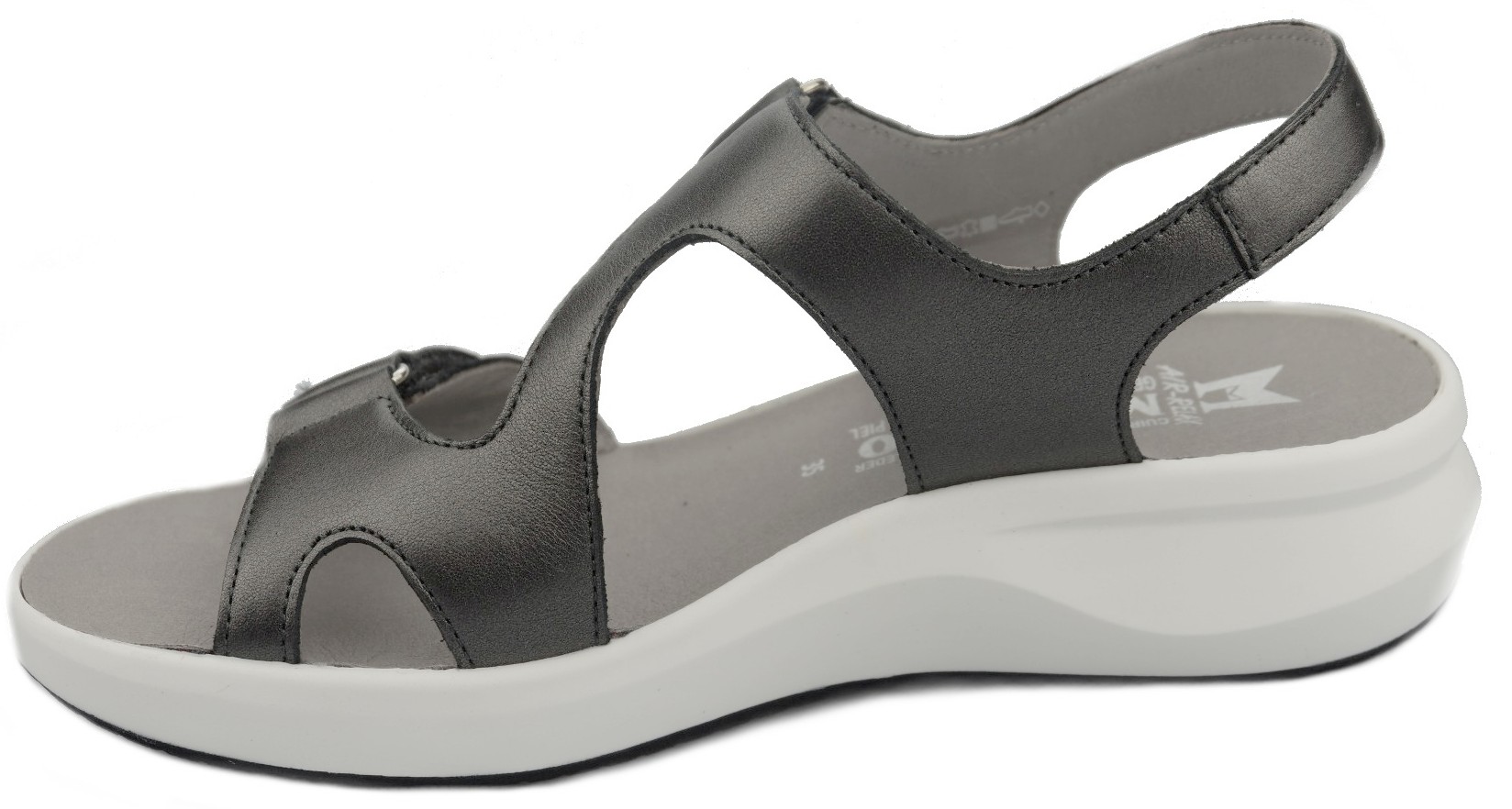 Mephisto TIARA Dames Sandaal - Grijs Leer - Afbeelding 2
