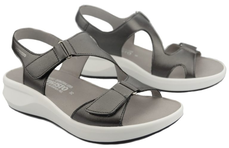 Mephisto TIARA Dames Sandaal - Grijs Leer