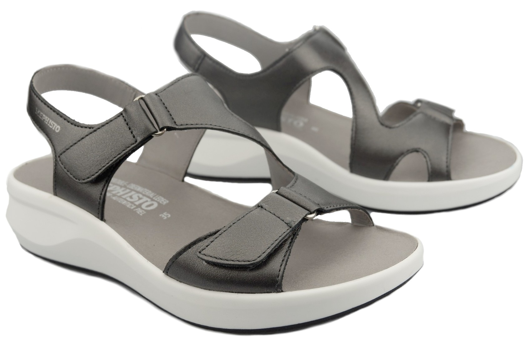 Mephisto TIARA Dames Sandaal - Grijs Leer