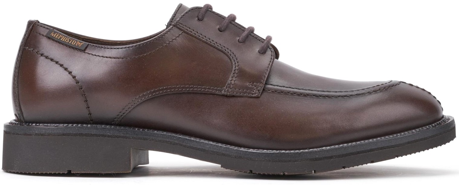 Mephisto TITUS SUPREME Handgemaakte Heren Veterschoen - Donkerbruin Leer - Afbeelding 2