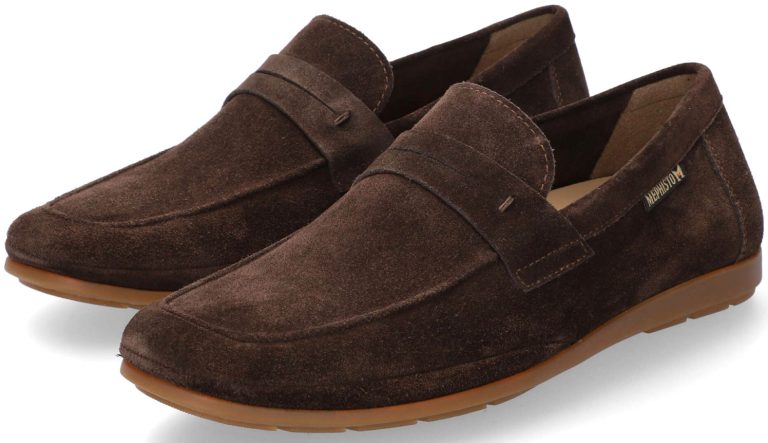 Mephisto ALEXIS Heren Instapper - Donkerbruin Suede