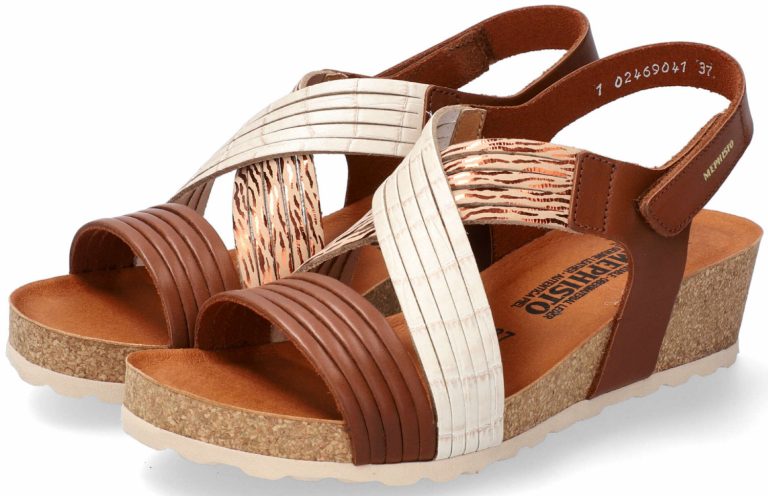 Mephisto RENZA Dames Sandaal - Bruin Leer