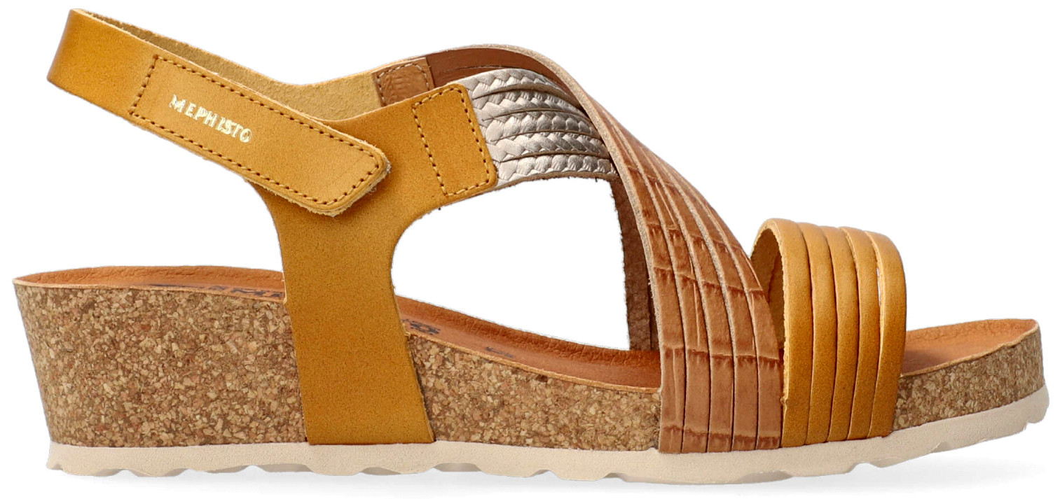 Mephisto RENZA Dames Sandaal - Woestijnbruin Leer - Afbeelding 2