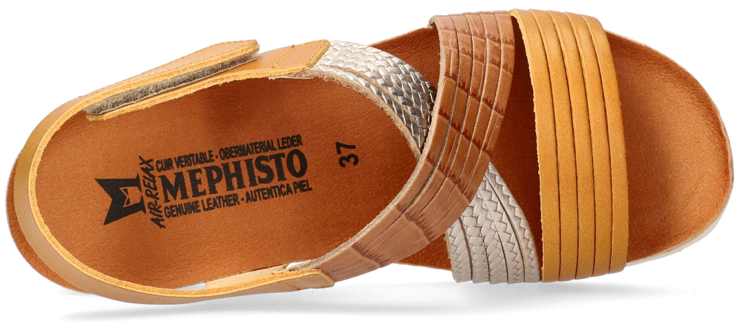 Mephisto RENZA Dames Sandaal - Woestijnbruin Leer - Afbeelding 4