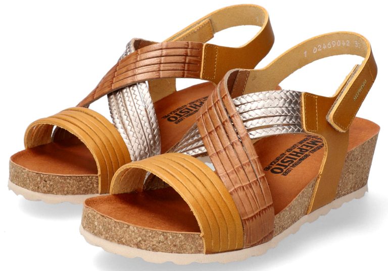 Mephisto RENZA Dames Sandaal - Woestijnbruin Leer