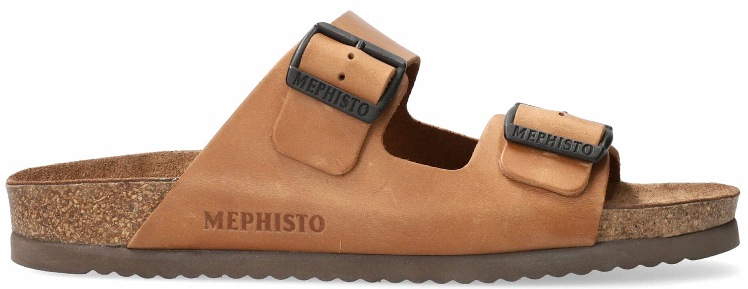 Mephisto NERIO Heren Slipper - Lichtbruin Leer - Afbeelding 2