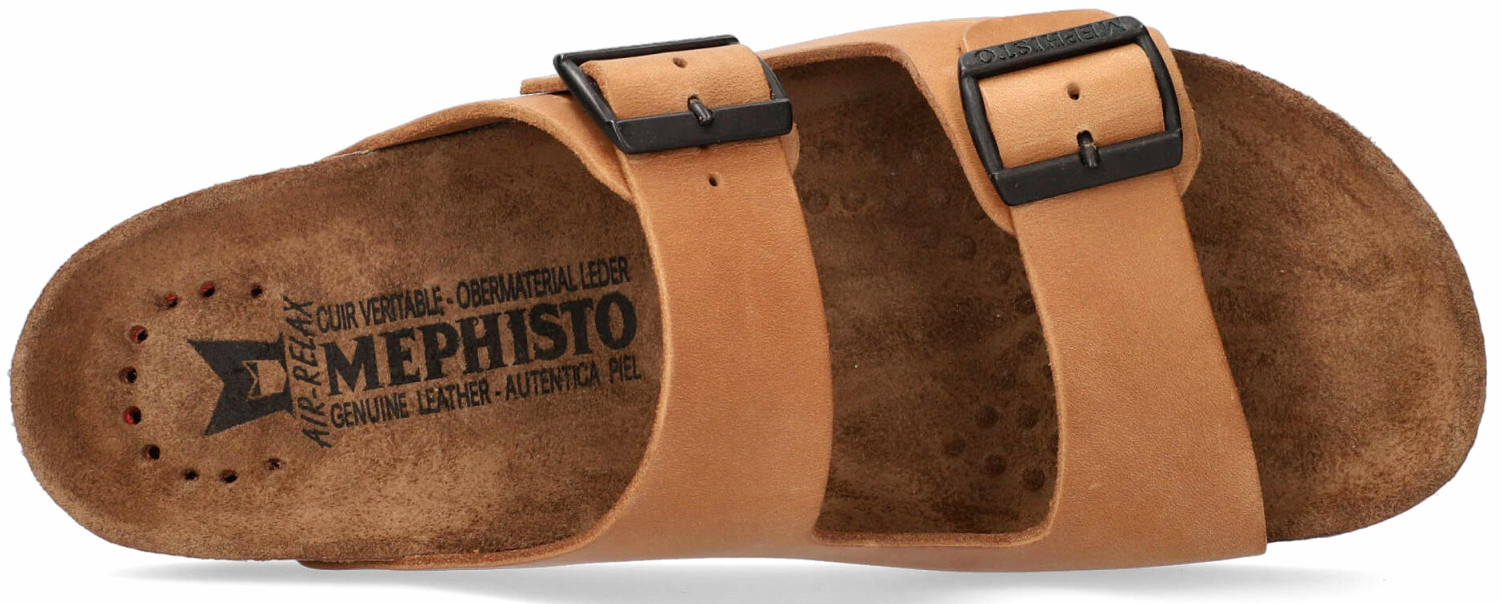 Mephisto NERIO Heren Slipper - Lichtbruin Leer - Afbeelding 4