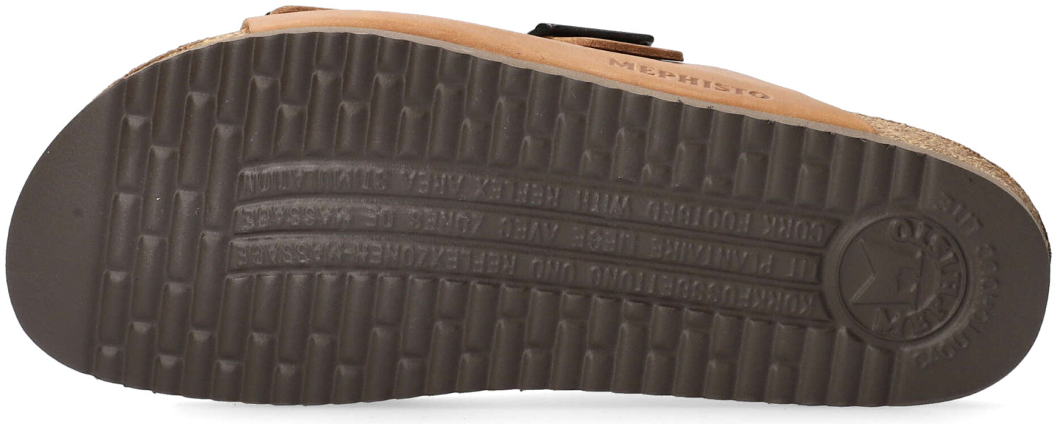Mephisto NERIO Heren Slipper - Lichtbruin Leer - Afbeelding 3