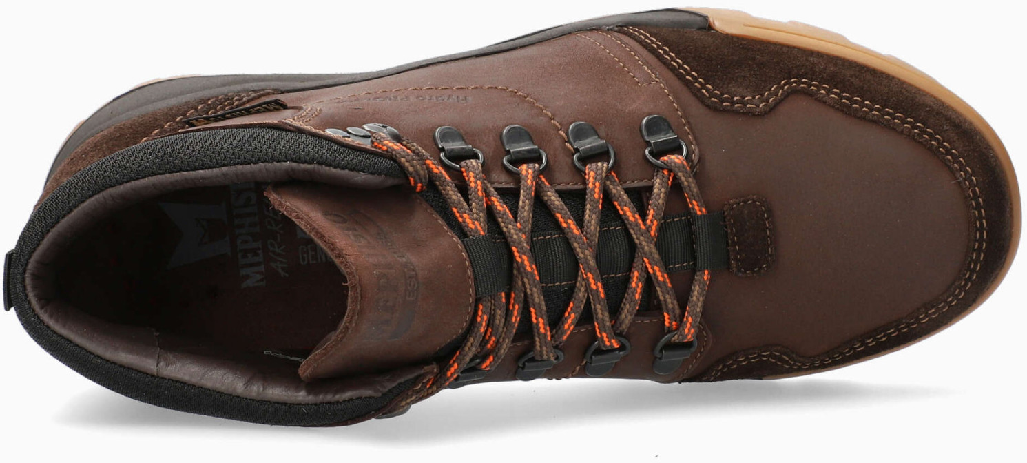 Mephisto Wayne Nubuck, Suede en Textiel Laarzen voor Heren - Donkerbruin - Afbeelding 3