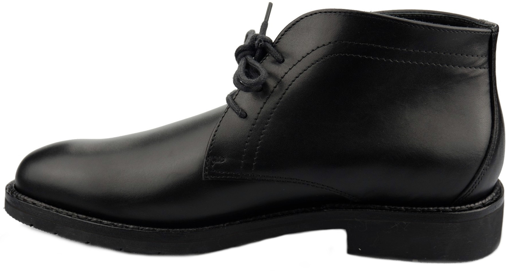 Mephisto TIBERIO SUPREME handgemaakte Heren Enkellaars - Zwart Leer - Afbeelding 2